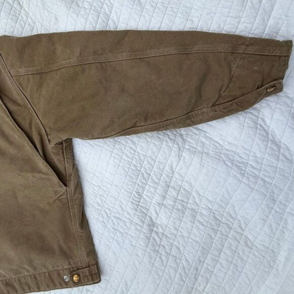 Vinta ge 90s 00's Carhartt Detroit Duck Field Coat | Lined Winter Jacket, 3XL - Picture 13 of 14